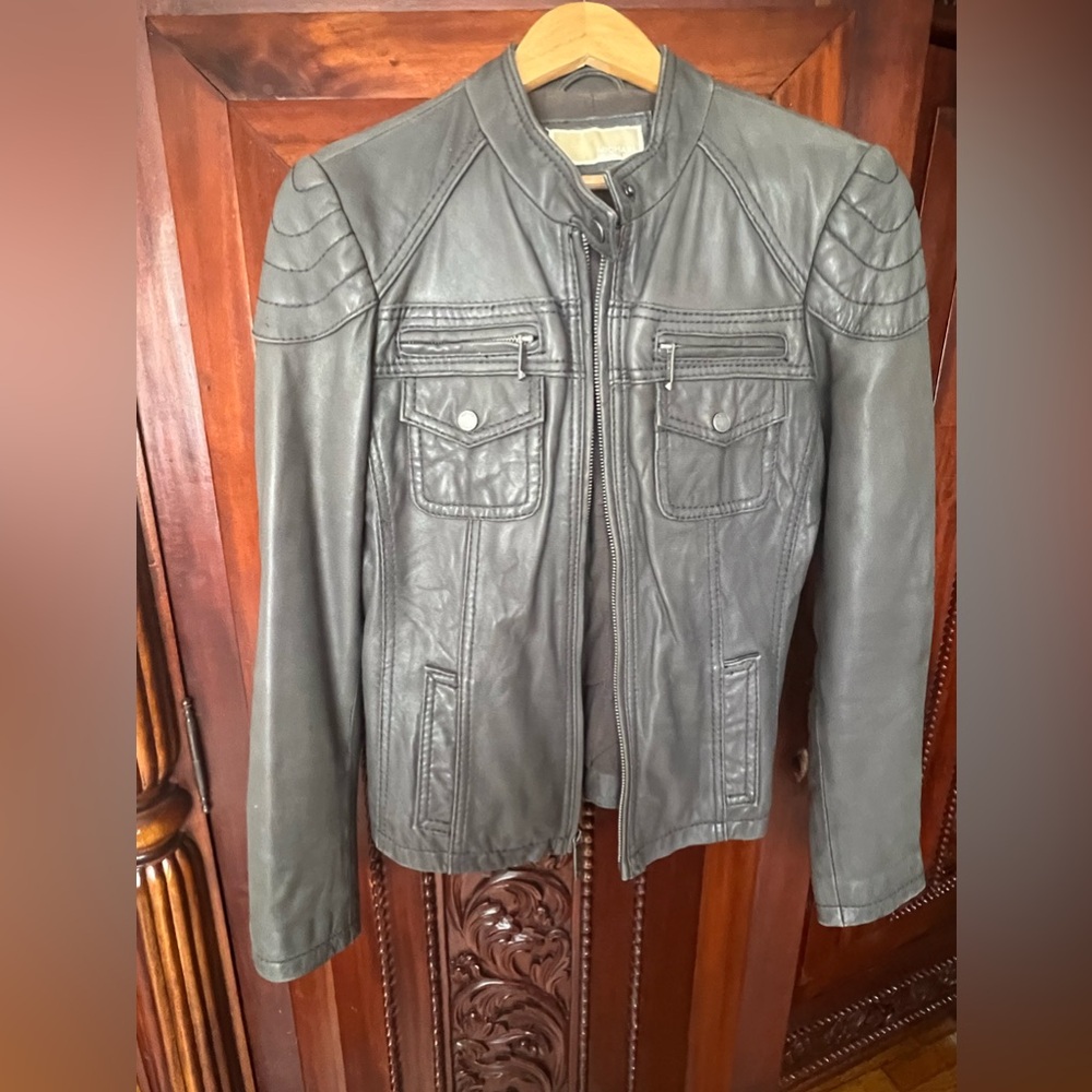 Leather jacket